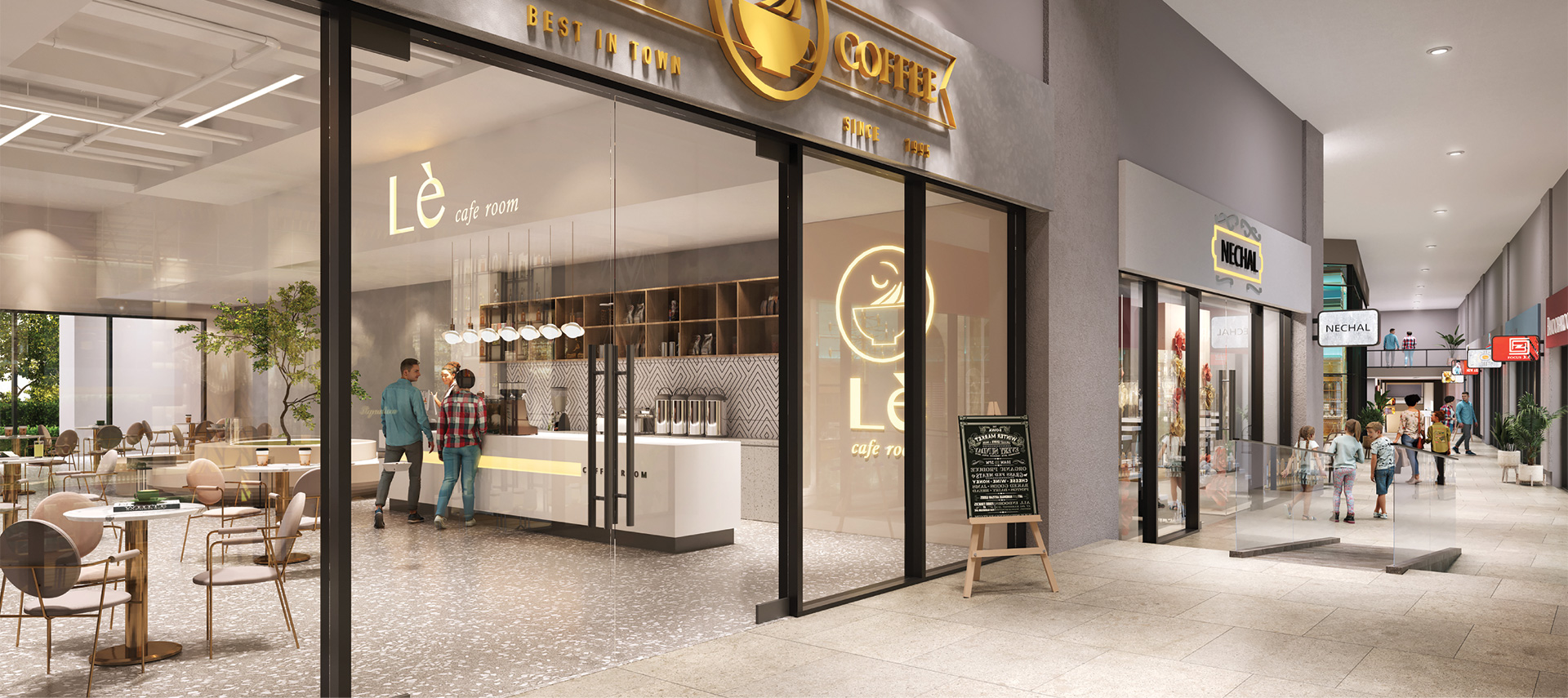 Dual Frontages For Double Exposure