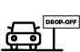 3 dedicated drop-off areas